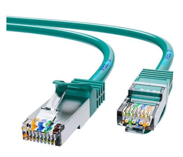 ExtraLink Kat.6 FTP 0.5m Patchcord LAN miedź skrętka 1Gbit/s - 1543592 - zdjęcie